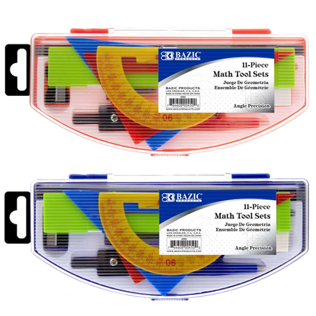 Bazic • Kit de geometría  (11 piezas)